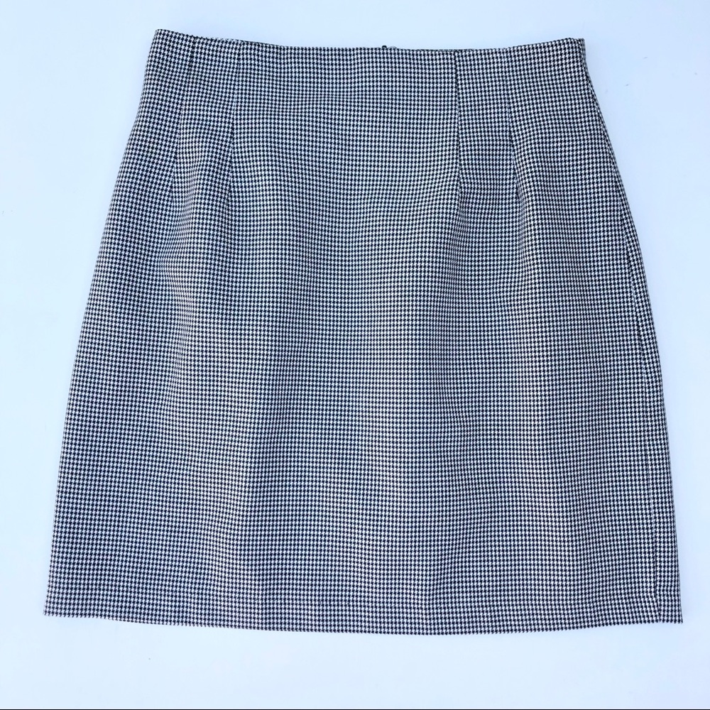 Vintage Briggs New York Houndstooth Mini Skirt 10